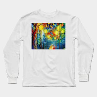 Fairytale Folk Art Festival of Lights Long Sleeve T-Shirt